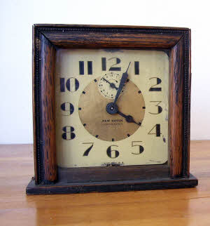 Antique mantel clock: New Haven alarm: USA: 1920s Antique mantel clock: New Haven alarm: USA: 1920s?