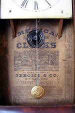 Jerome mantel clock label